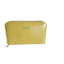 Sárga  műbőr _pénztárca