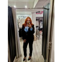 Toscana fekete zako hímzés NÉLKÜLI+nadrag