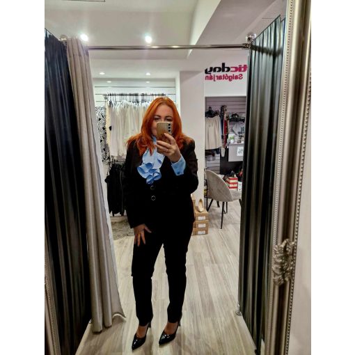 Toscana fekete zako hímzés NÉLKÜLI+nadrag