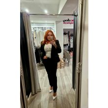 Toscana fekete zako hímzés NÉLKÜLI+nadrag