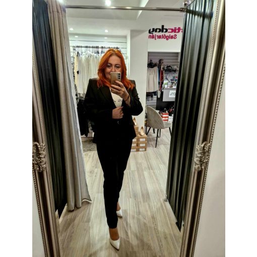 Toscana fekete zako hímzés NÉLKÜLI+nadrag