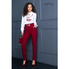 Yvett szatén bordó 