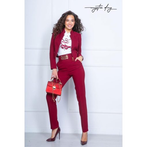 Yvett szatén bordó 