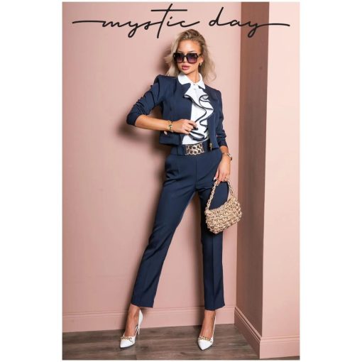 Yvett sötétkék blúz